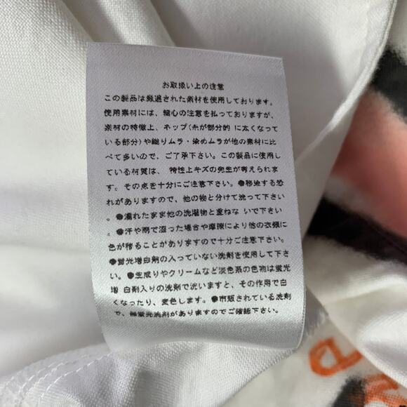 GUERNIKA Size M White Multi Color Graphic Single Breasted Coat - Picture 10 of 10